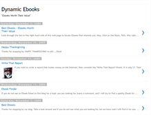 Tablet Screenshot of dynamicebooks.blogspot.com