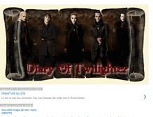 Tablet Screenshot of diary-of-twilighter.blogspot.com