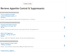 Tablet Screenshot of control-of-appetite.blogspot.com