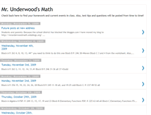 Tablet Screenshot of mrunderwoodmath.blogspot.com