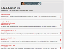 Tablet Screenshot of indiaeducationinfo.blogspot.com