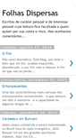 Mobile Screenshot of folhasdispersas.blogspot.com