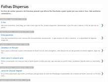 Tablet Screenshot of folhasdispersas.blogspot.com