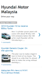 Mobile Screenshot of hyundai-malaysia.blogspot.com
