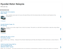 Tablet Screenshot of hyundai-malaysia.blogspot.com