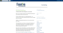 Desktop Screenshot of equationresearch.blogspot.com