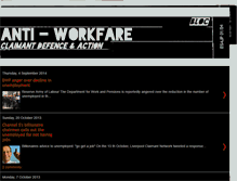 Tablet Screenshot of antiworkfare.blogspot.com