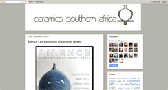 Desktop Screenshot of ceramicssouthernafrica.blogspot.com