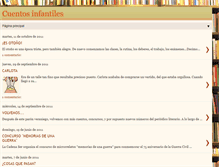 Tablet Screenshot of cuentosinfantilesoriginales.blogspot.com