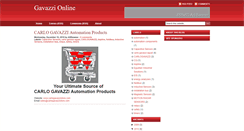 Desktop Screenshot of gavazzi-online.blogspot.com