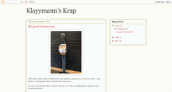 Desktop Screenshot of klayymannskrap.blogspot.com