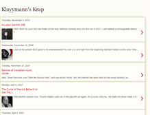 Tablet Screenshot of klayymannskrap.blogspot.com