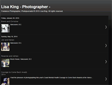 Tablet Screenshot of lisakingphotography.blogspot.com