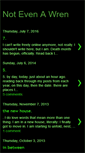 Mobile Screenshot of notevenawren.blogspot.com