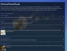 Tablet Screenshot of dilemafilosofikoak.blogspot.com