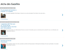 Tablet Screenshot of aichadesgazelles.blogspot.com