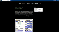 Desktop Screenshot of mini-tools.blogspot.com