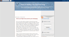 Desktop Screenshot of happyhealthydiet.blogspot.com