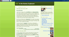 Desktop Screenshot of in-the-games-cupboard.blogspot.com