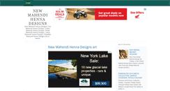 Desktop Screenshot of newmahendihennadesigns.blogspot.com