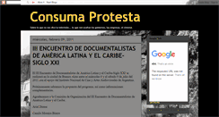 Desktop Screenshot of consumaprotesta.blogspot.com