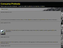 Tablet Screenshot of consumaprotesta.blogspot.com