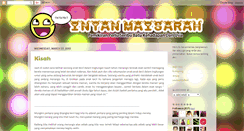 Desktop Screenshot of intanmaisarah.blogspot.com