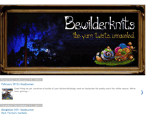 Tablet Screenshot of bewilderknits.blogspot.com