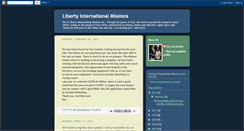 Desktop Screenshot of libertyinternationalmission.blogspot.com