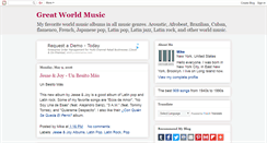 Desktop Screenshot of great-world-music.blogspot.com