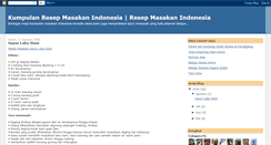 Desktop Screenshot of kumpulanresepmasakanindonesia.blogspot.com