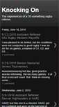 Mobile Screenshot of knockingonrugby.blogspot.com