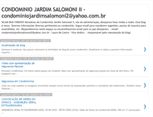 Tablet Screenshot of condominiojardimsalomoni2.blogspot.com