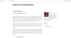 Desktop Screenshot of custom-on-automotive.blogspot.com