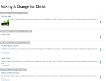 Tablet Screenshot of makingachangeforchrist.blogspot.com