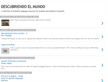 Tablet Screenshot of descubriendo-el-mundo.blogspot.com