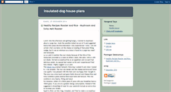 Desktop Screenshot of insulated-dog-house-plans.blogspot.com