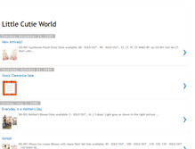 Tablet Screenshot of littlecutieworld.blogspot.com