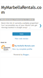 Mobile Screenshot of mymarbellarentals.blogspot.com