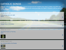 Tablet Screenshot of catholicsongs-jacinto.blogspot.com