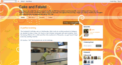 Desktop Screenshot of cakeandfalafel.blogspot.com