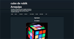 Desktop Screenshot of cuboderubikarequipa.blogspot.com
