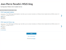 Tablet Screenshot of paradis-wsus.blogspot.com