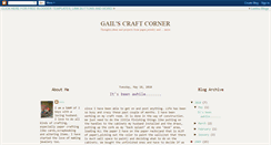 Desktop Screenshot of gailscraftcorner.blogspot.com