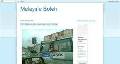 Desktop Screenshot of boleh-malaysia-boleh.blogspot.com