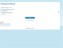 Tablet Screenshot of boleh-malaysia-boleh.blogspot.com