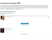 Tablet Screenshot of guerra-sucia-de-2009.blogspot.com