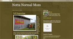 Desktop Screenshot of nottanormalmom.blogspot.com