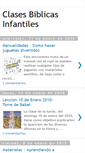 Mobile Screenshot of clasesbiblicasinfantiles.blogspot.com
