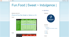 Desktop Screenshot of fun-food-sweet-indulgence.blogspot.com